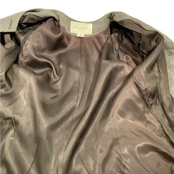 Christian Dior Women’s Size 10 Vintage Gray Black The Suit Two-Piece Skirt Suit - Picture 5 of 16